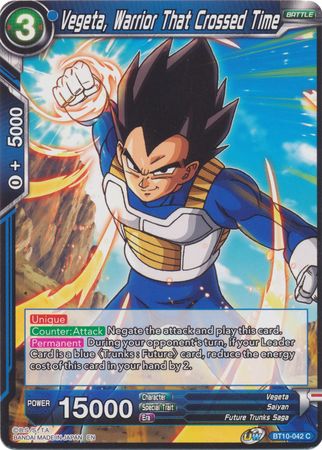 Vegeta, Warrior That Crossed Time (BT10-042) [Rise of the Unison Warrior 2nd Edition] | Enigma On Main