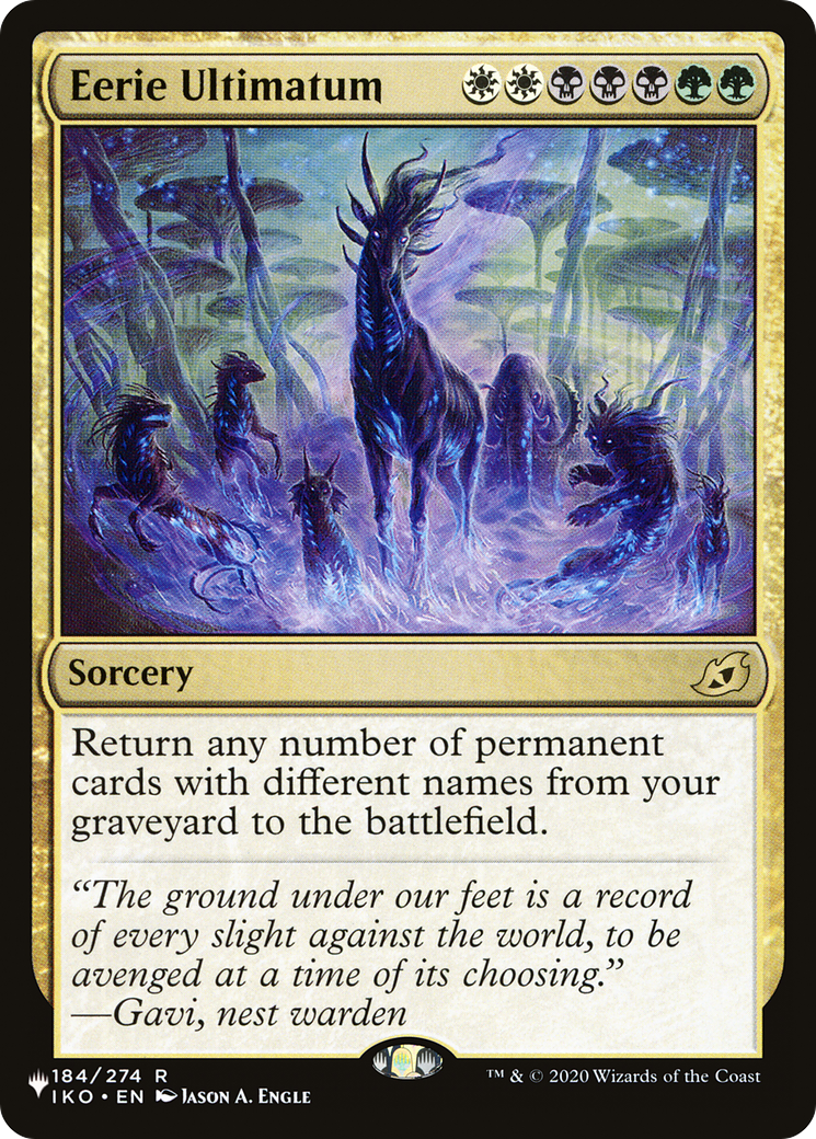 Eerie Ultimatum [The List] | Enigma On Main