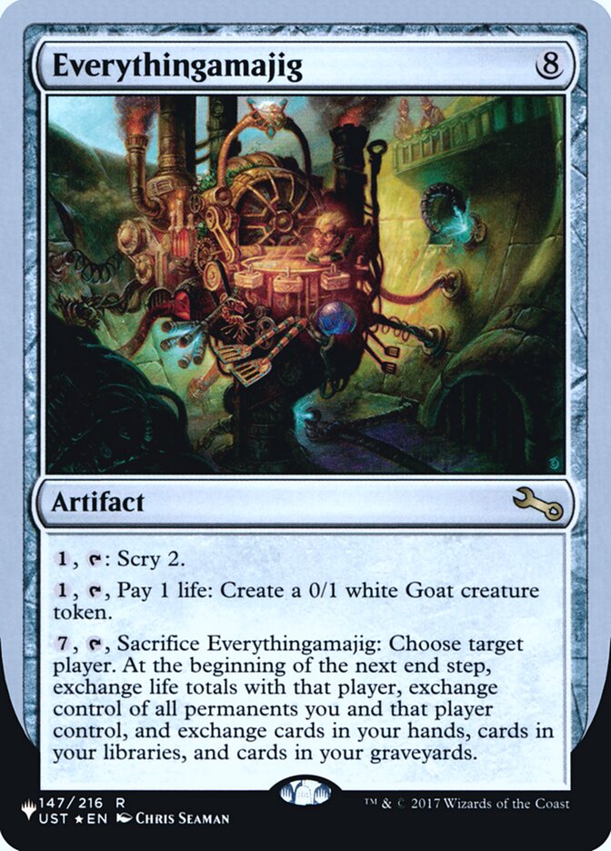 Everythingamajig (Scry) (Unfinity Foil Edition) [The List] | Enigma On Main
