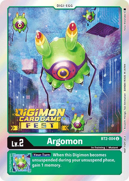 Argomon [BT2-004] (Digimon Card Game Fest 2022) [Release Special Booster Promos] | Enigma On Main