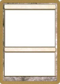 2004 World Championship Blank Card [World Championship Decks 2004] | Enigma On Main