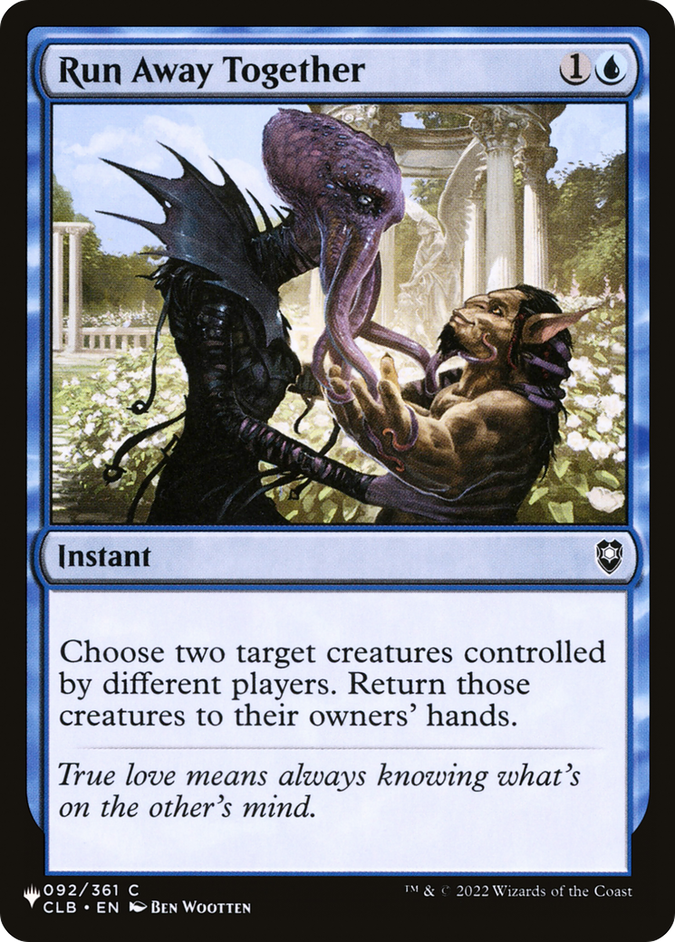 Run Away Together [The List] | Enigma On Main