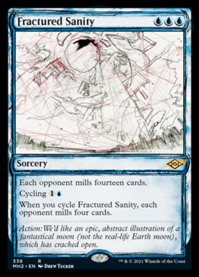 Fractured Sanity (Sketch) [Modern Horizons 2] | Enigma On Main