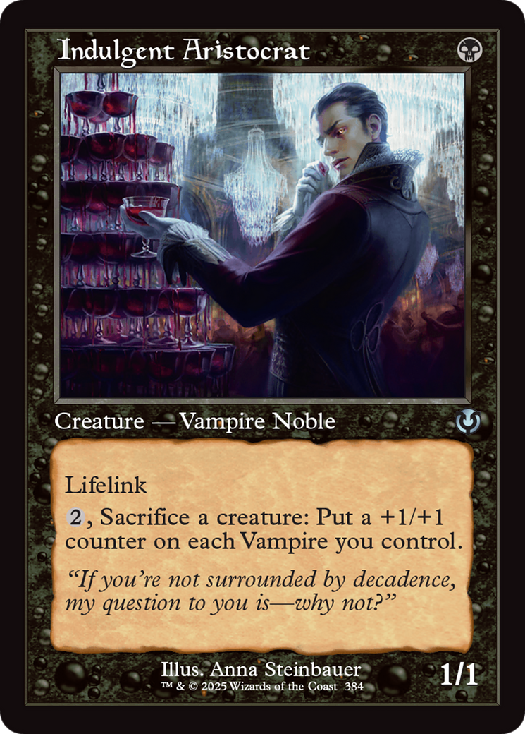 Indulgent Aristocrat (Retro Frame) [Innistrad Remastered] | Enigma On Main