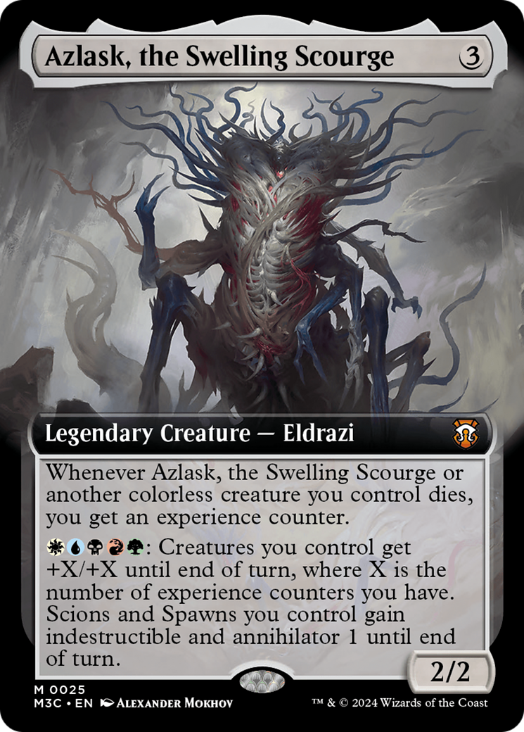 Azlask, the Swelling Scourge (Extended Art) [Modern Horizons 3 Commander] | Enigma On Main