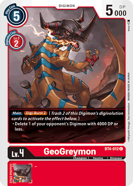 GeoGreymon [BT4-012] [Great Legend] | Enigma On Main