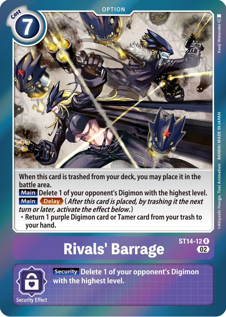 Rival's Barrage [ST14-12] [Starter Deck: Beelzemon Advanced Deck Set] | Enigma On Main