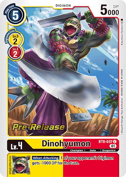 Dinohyumon [BT8-037] [New Awakening Pre-Release Cards] | Enigma On Main