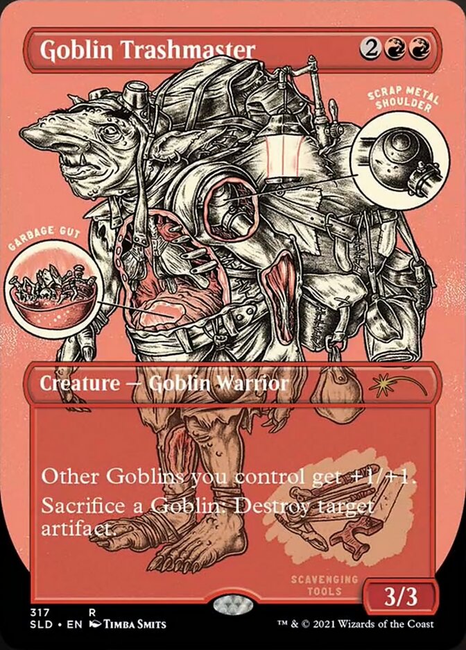 Goblin Trashmaster (Borderless Foil Etched) [Secret Lair Drop Series] | Enigma On Main