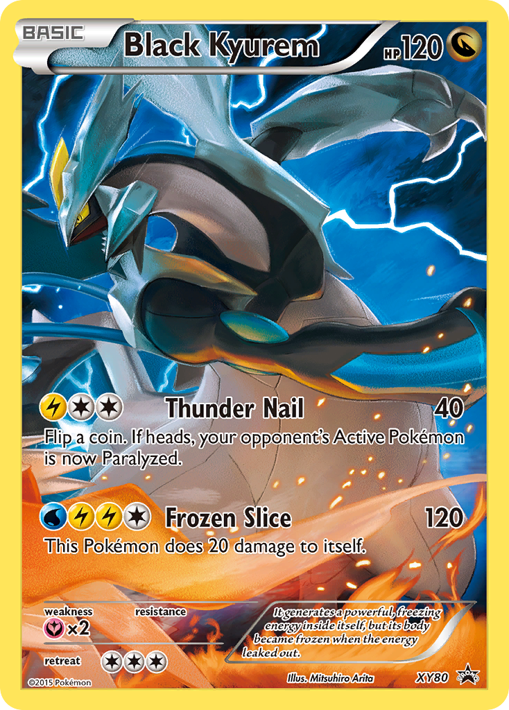 Black Kyurem (XY80) (Full Art Promo) [XY: Black Star Promos] | Enigma On Main