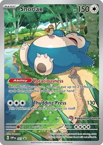 Snorlax (051) (Pokemon Center) [Scarlet & Violet: Black Star Promos] | Enigma On Main