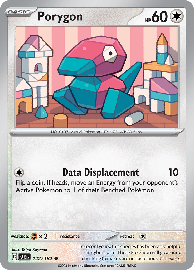 Porygon (142/182) [Scarlet & Violet: Paradox Rift] | Enigma On Main