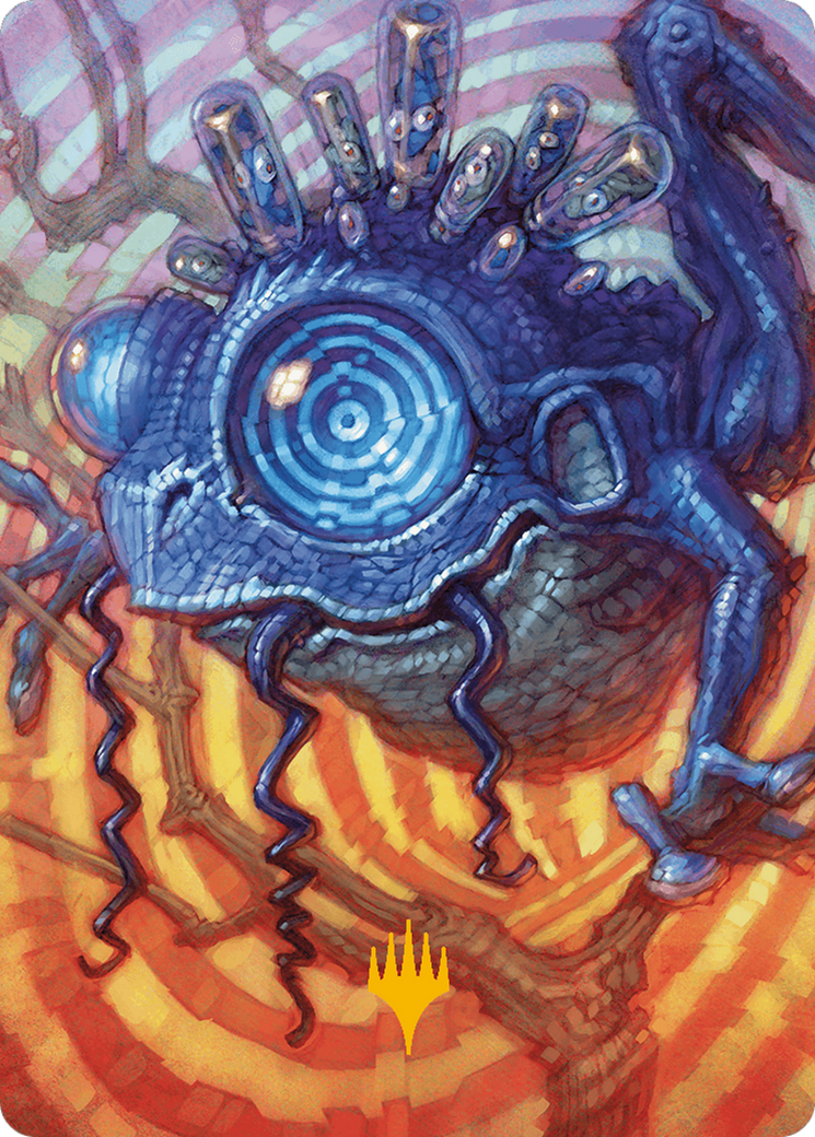 Psychic Frog Art Card (Gold-Stamped Planeswalker Symbol) [Modern Horizons 3 Art Series] | Enigma On Main