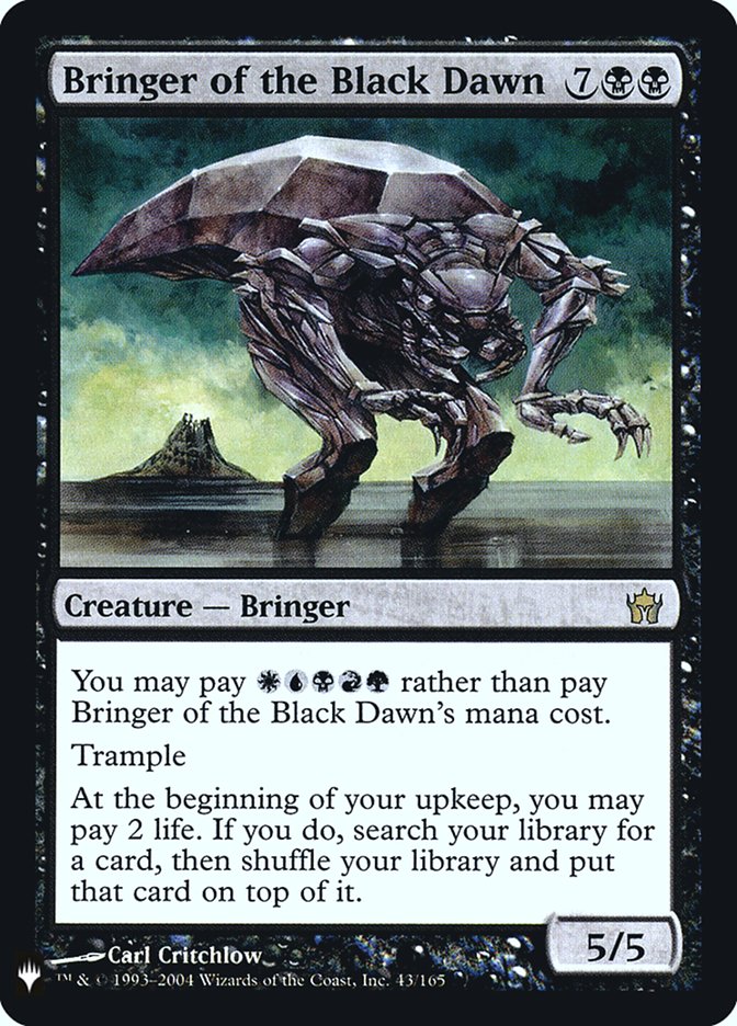 Bringer of the Black Dawn [Mystery Booster] | Enigma On Main