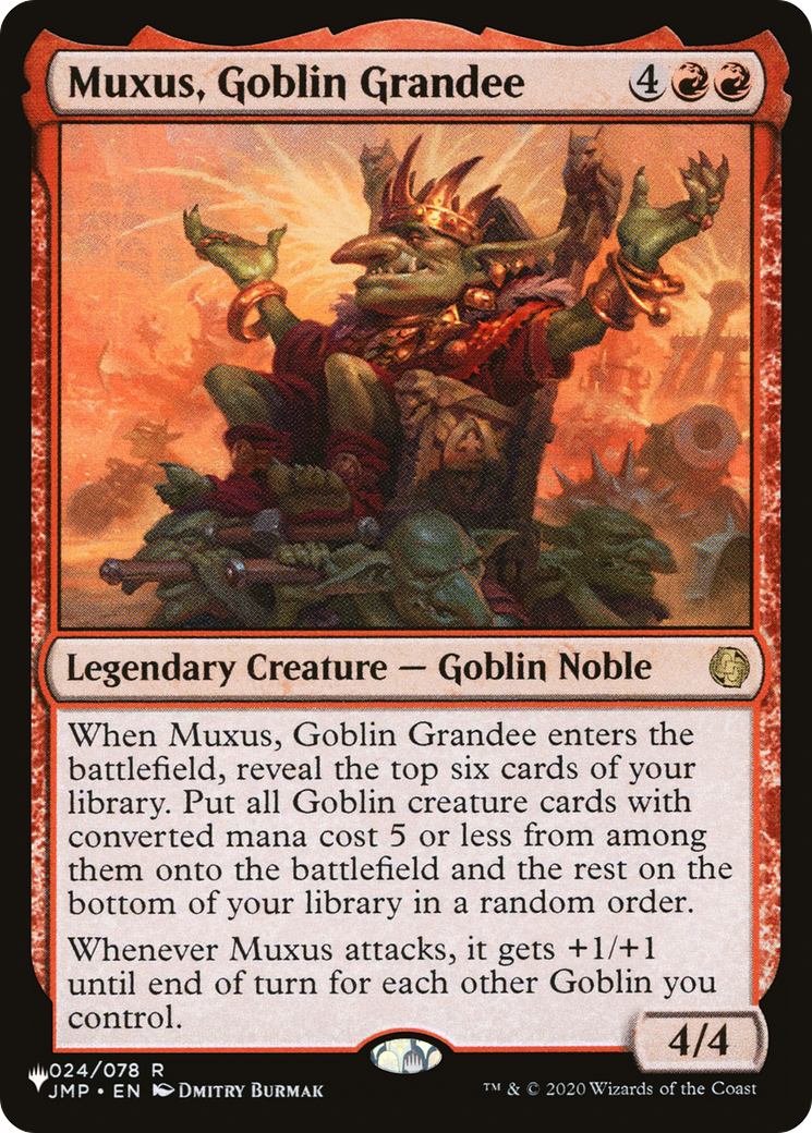 Muxus, Goblin Grandee [The List] | Enigma On Main