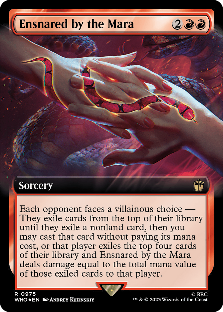 Ensnared by the Mara (Extended Art) (Surge Foil) [Doctor Who] | Enigma On Main