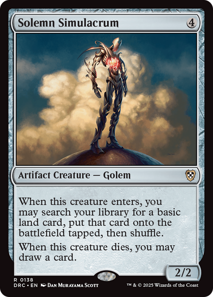 Solemn Simulacrum [Aetherdrift Commander] | Enigma On Main