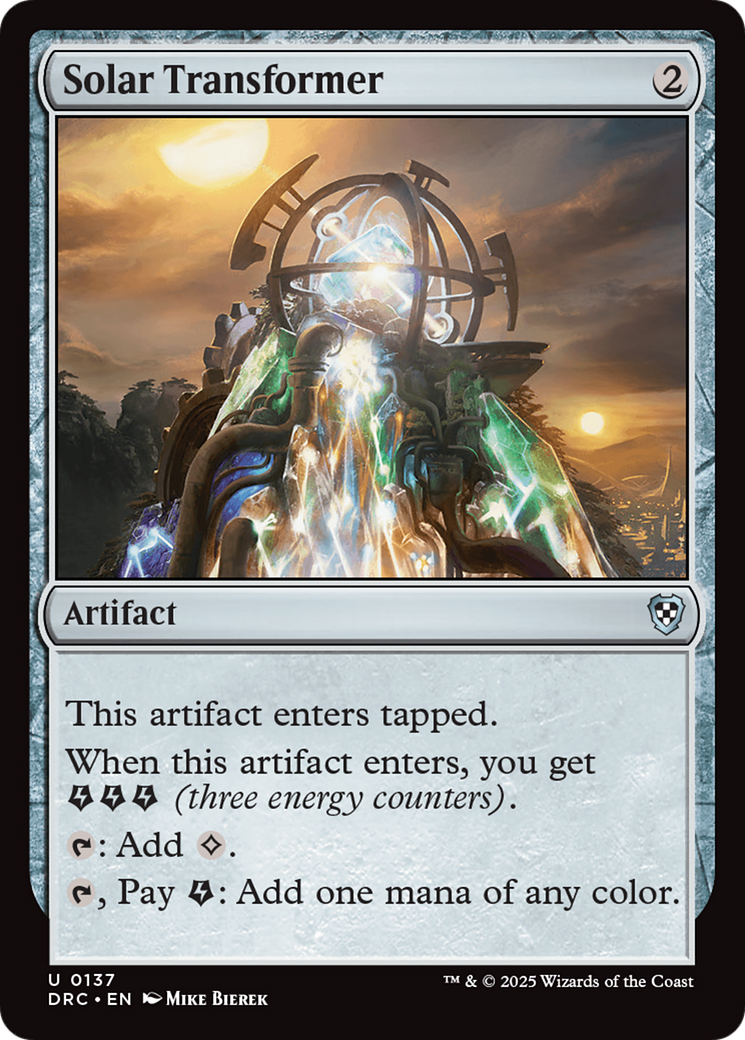 Solar Transformer [Aetherdrift Commander] | Enigma On Main