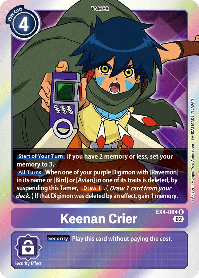 Keenan Crier [EX4-064] [Alternative Being Booster] | Enigma On Main