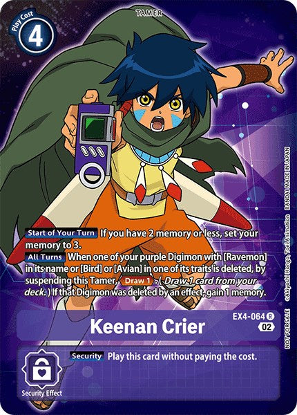 Keenan Crier [EX4-064] (Alternate Art) [Alternative Being Booster] | Enigma On Main