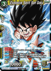 Explosive Spirit Son Goku (Championship Selection Pack 2023 Vol.2) (Silver Foil) (BT3-088) [Tournament Promotion Cards] | Enigma On Main