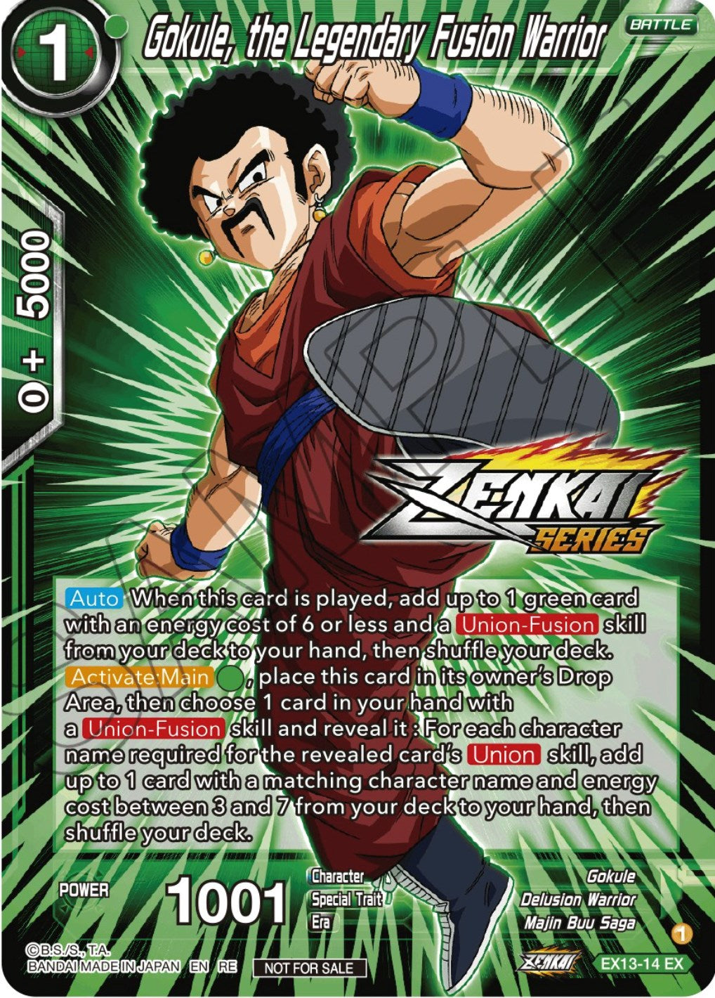 Gokule, the Legendary Fusion Warrior (Event Pack 12) (EX13-14) [Tournament Promotion Cards] | Enigma On Main