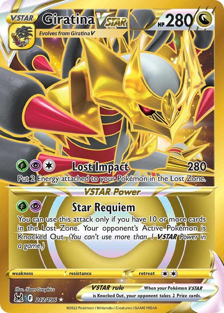 Giratina VSTAR (212/196) [Sword & Shield: Lost Origin] | Enigma On Main