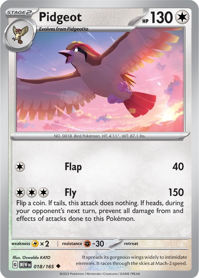 Pidgeot (018/165) [Scarlet & Violet: 151] | Enigma On Main