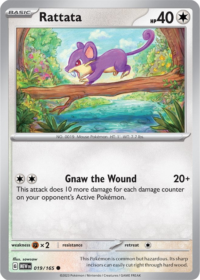 Rattata (019/165) [Scarlet & Violet: 151] | Enigma On Main