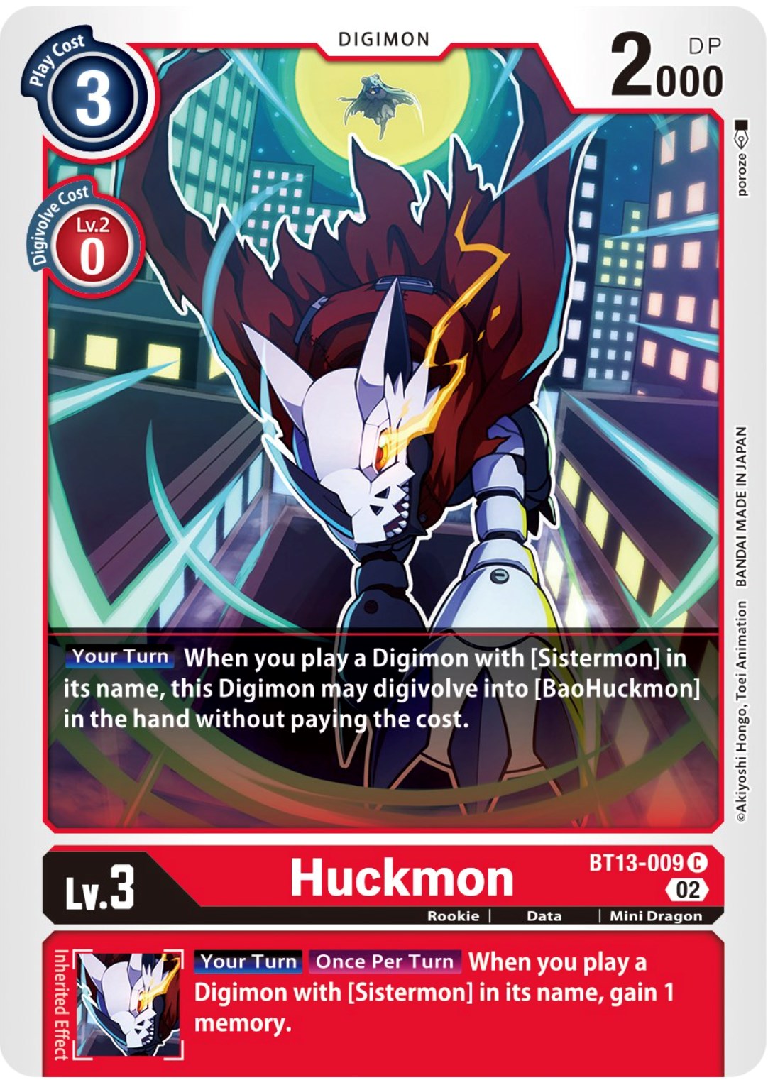 Huckmon [BT13-009] [Versus Royal Knights Booster] | Enigma On Main