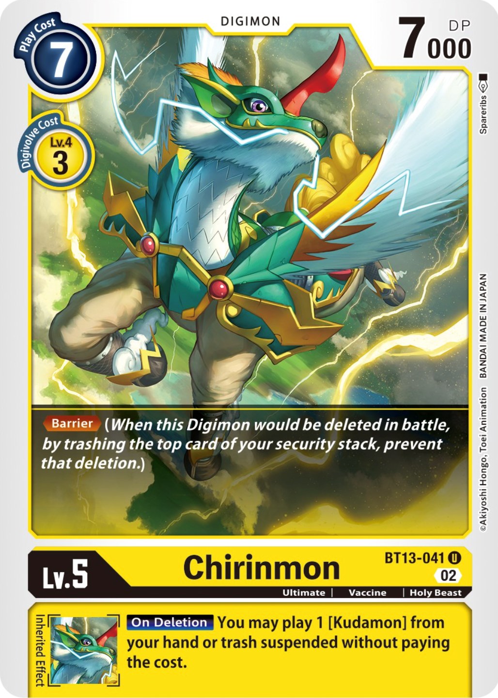 Chirinmon [BT13-041] [Versus Royal Knights Booster] | Enigma On Main