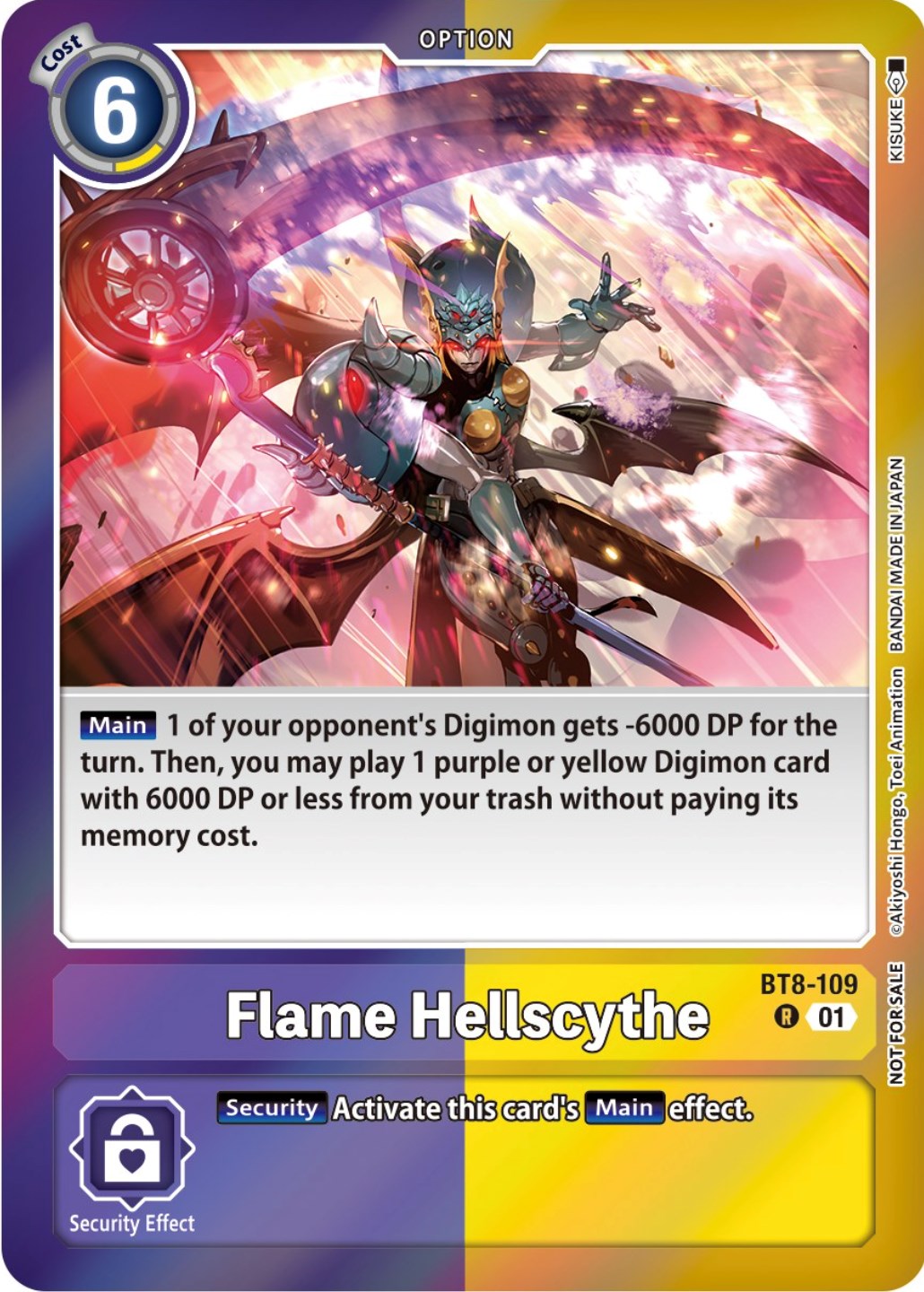 Flame Hellscythe [BT8-109] (Event Pack 5) [New Awakening Promos] | Enigma On Main