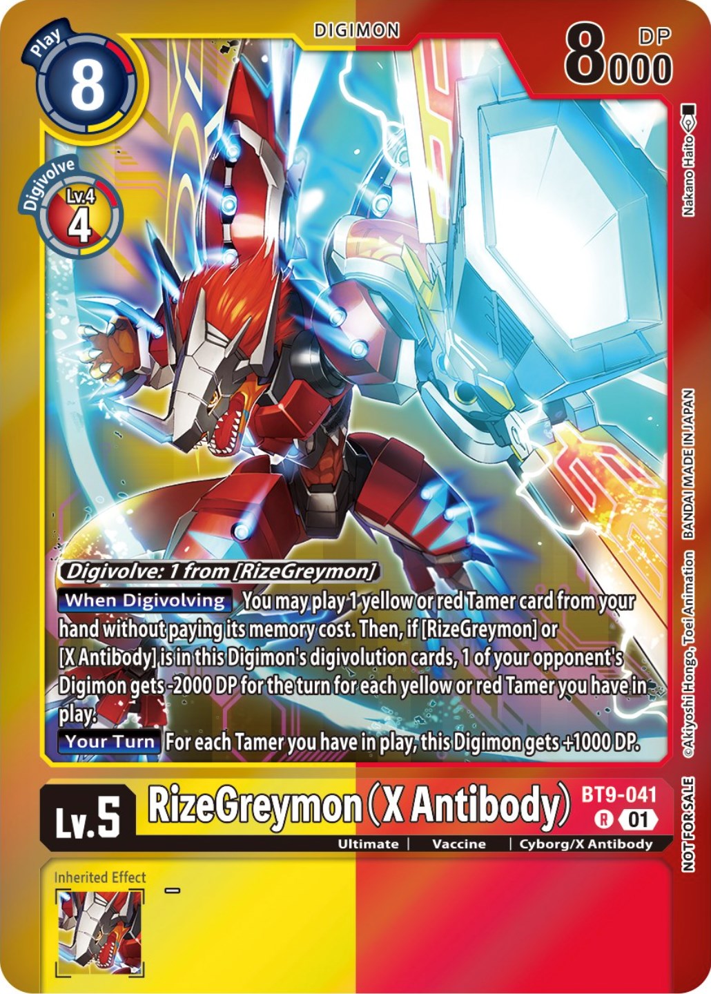 RizeGreymon (X Antibody) [BT9-041] (Event Pack 5) [X Record Promos] | Enigma On Main