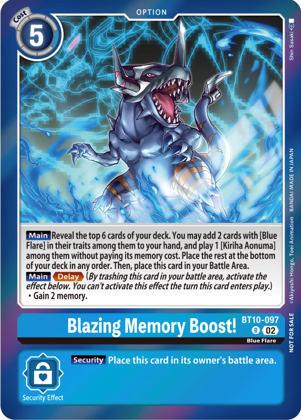 Blazing Memory Boost! [BT10-097] (Event Pack 5) [Xros Encounter Promos] | Enigma On Main