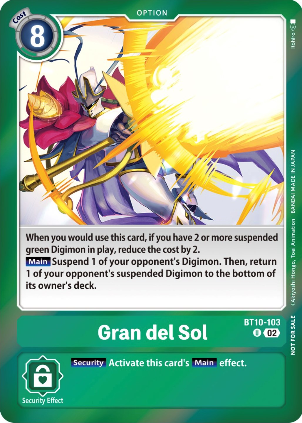 Gran del Sol [BT10-103] (Event Pack 5) [Xros Encounter Promos] | Enigma On Main