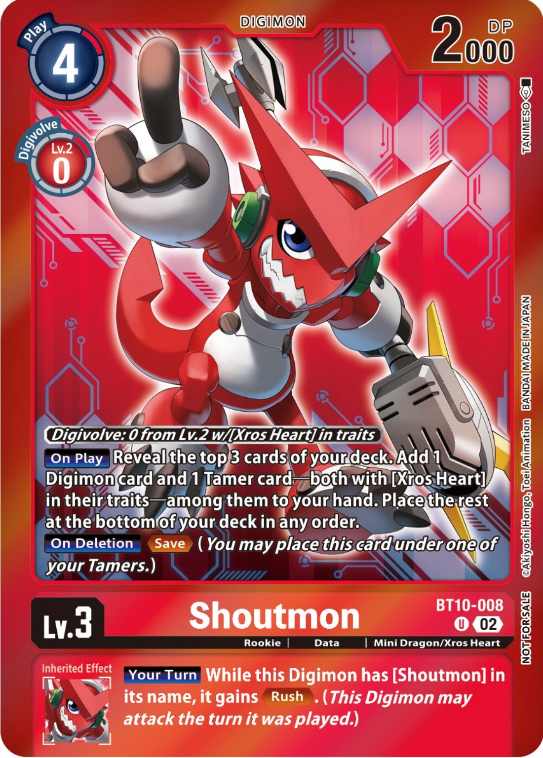 Shoutmon [BT10-008] (Event Pack 5) [Xros Encounter Promos] | Enigma On Main