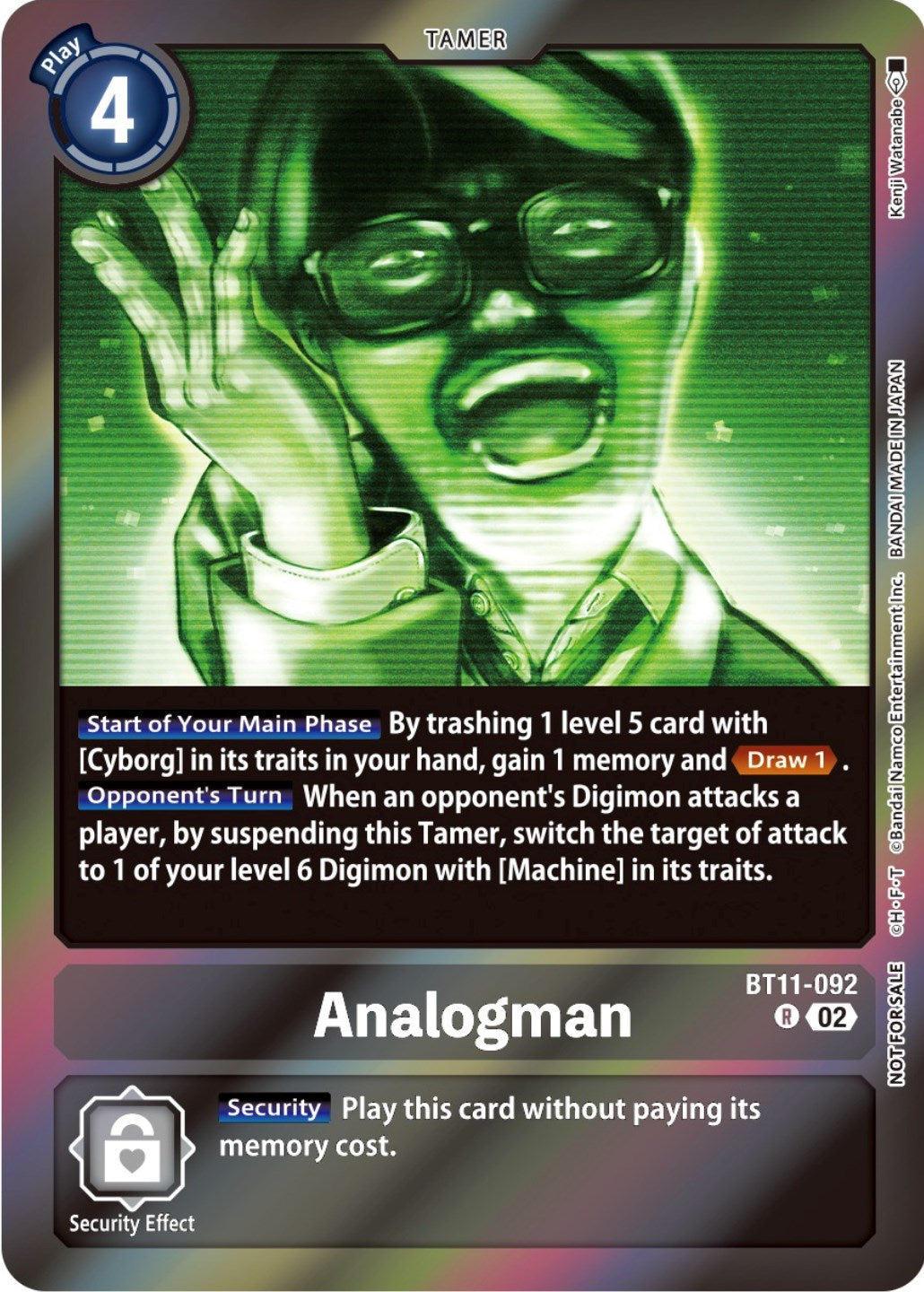 Analogman [BT11-092] (Event Pack 5) [Dimensional Phase Promos] | Enigma On Main