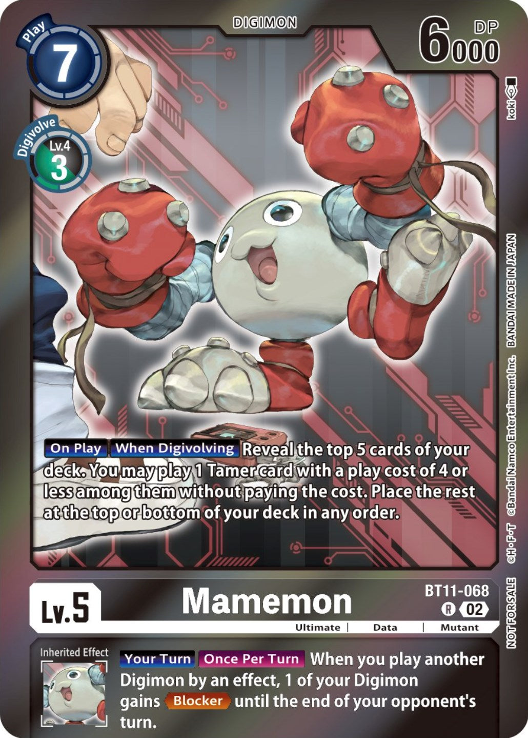 Mamemon [BT11-068] (Event Pack 5) [Dimensional Phase Promos] | Enigma On Main