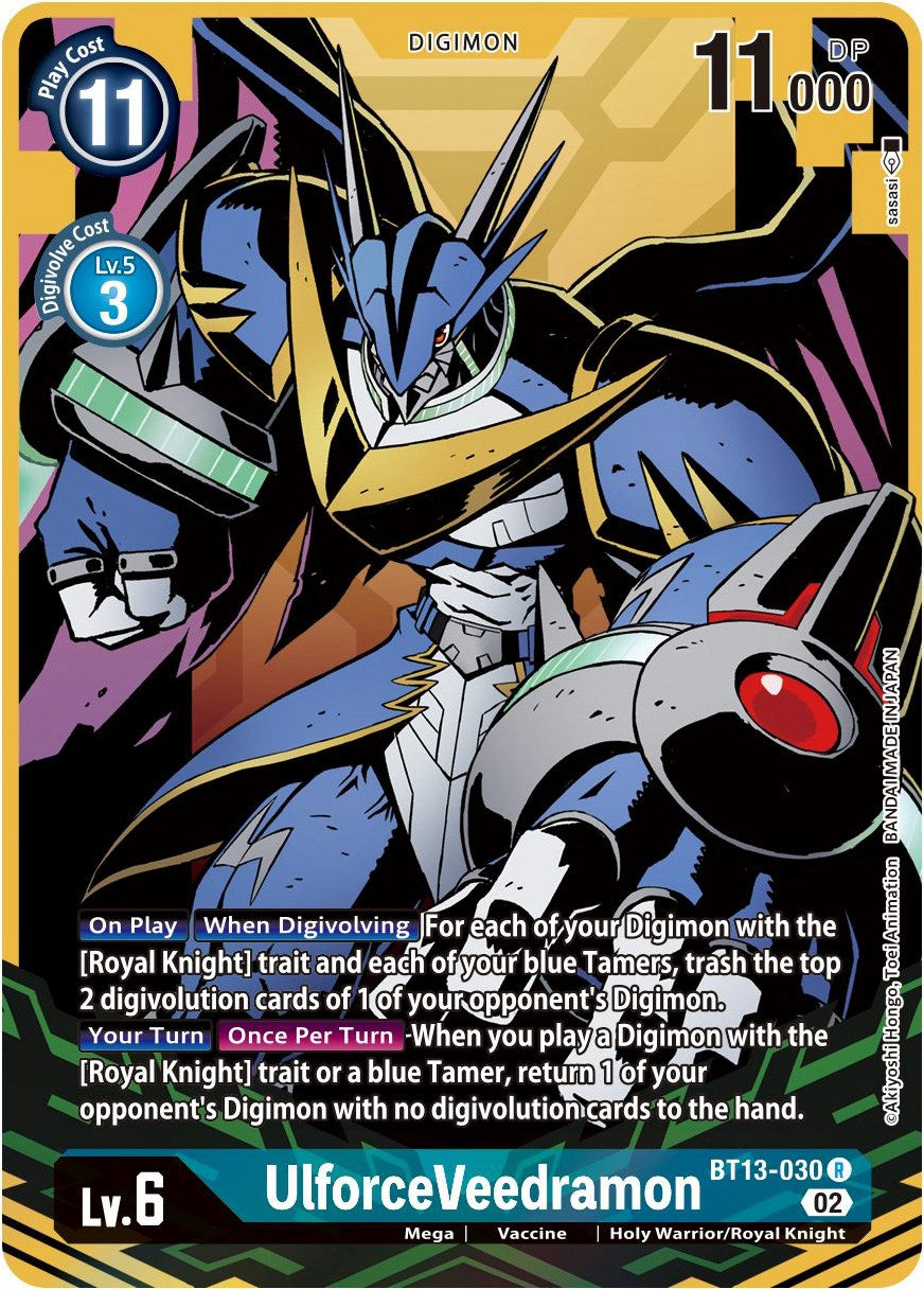 UlforceVeedramon [BT13-030] (Alternate Art) [Versus Royal Knights Booster] | Enigma On Main