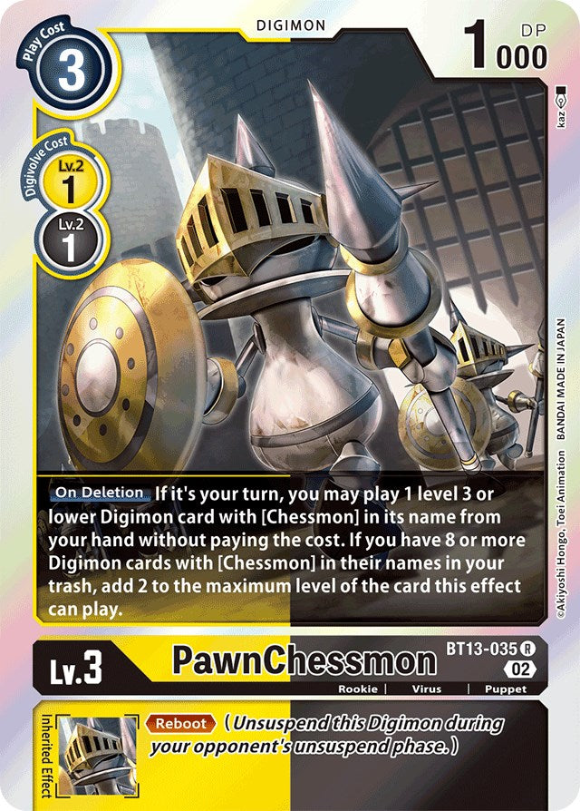 PawnChessmon [BT13-035] [Versus Royal Knights Booster] | Enigma On Main