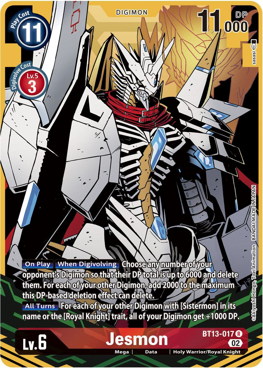 Jesmon [BT13-017] (Alternate Art) [Versus Royal Knights Booster] | Enigma On Main