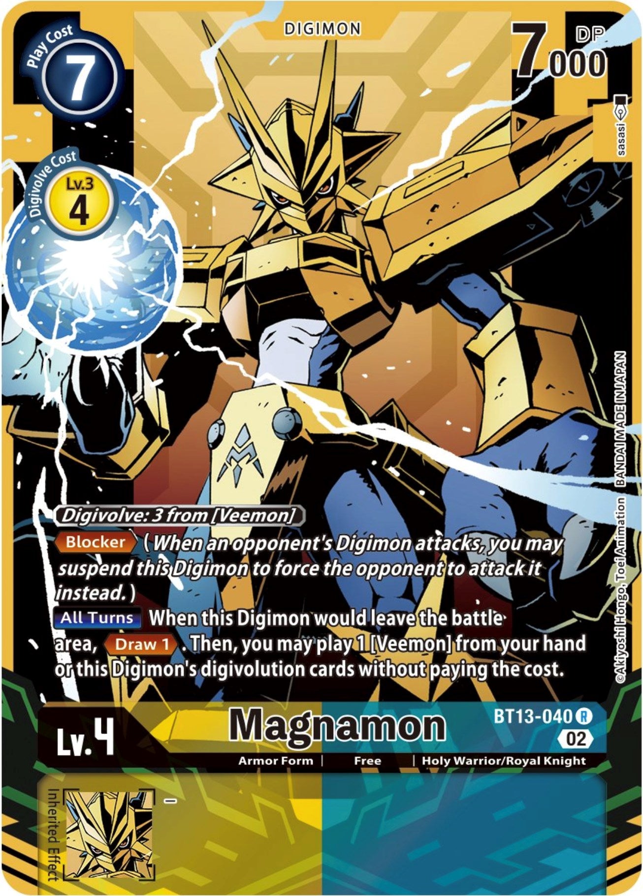 Magnamon [BT13-040] (Alternate Art) [Versus Royal Knights Booster] | Enigma On Main