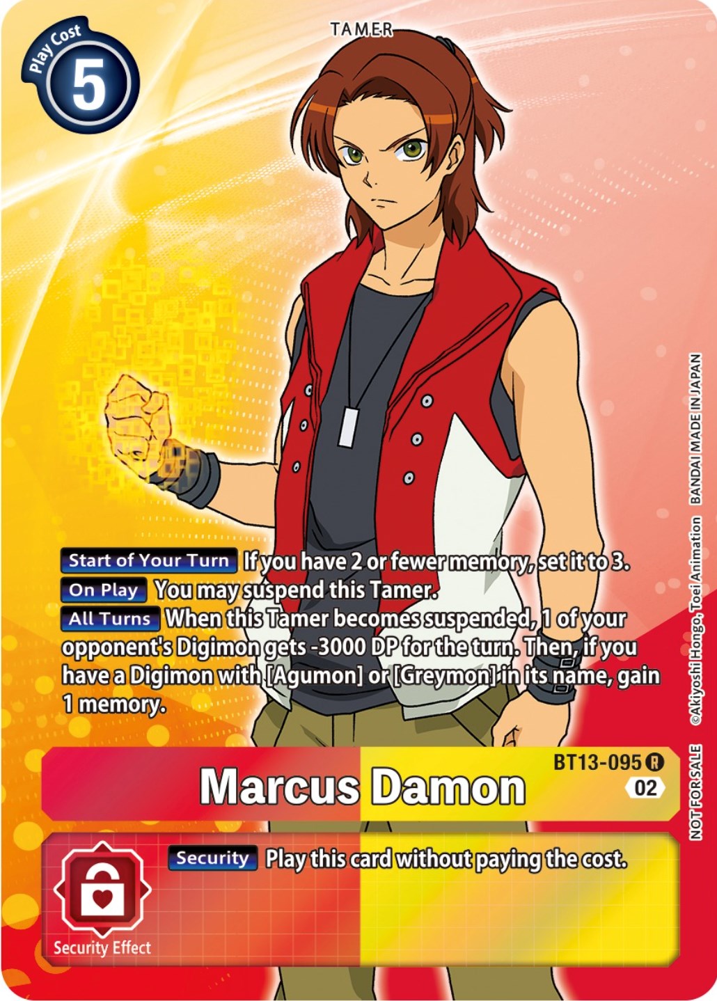 Marcus Damon [BT13-095] (Box Topper) [Versus Royal Knights Booster] | Enigma On Main