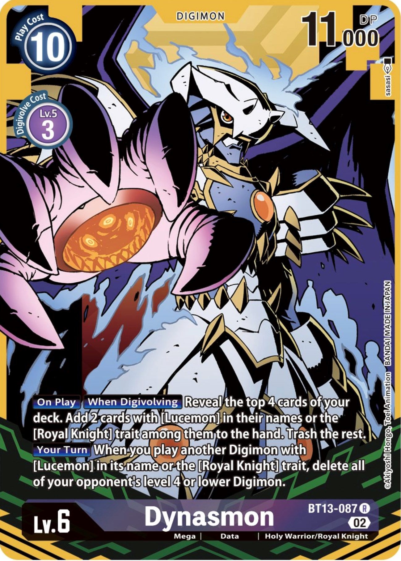 Dynasmon [BT13-087] (Alternate Art) [Versus Royal Knights Booster] | Enigma On Main