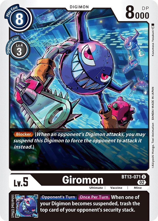 Giromon [BT13-071] [Versus Royal Knights Booster] | Enigma On Main