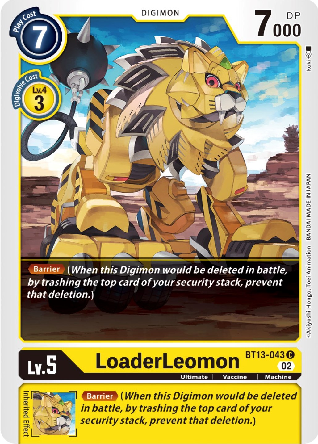 LoaderLeomon [BT13-043] [Versus Royal Knights Booster] | Enigma On Main