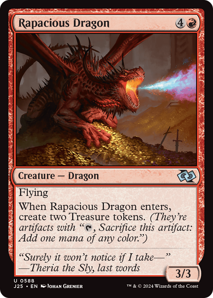 Rapacious Dragon [Foundations Jumpstart] | Enigma On Main