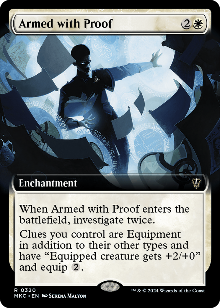 Armed with Proof (Extended Art) [Murders at Karlov Manor Commander] | Enigma On Main