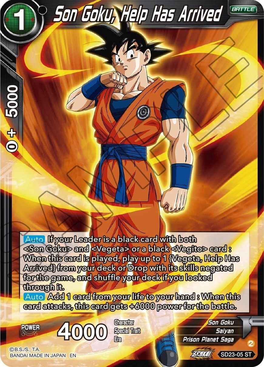 Son Goku, Help Has Arrived (SD23-05) [Critical Blow] | Enigma On Main