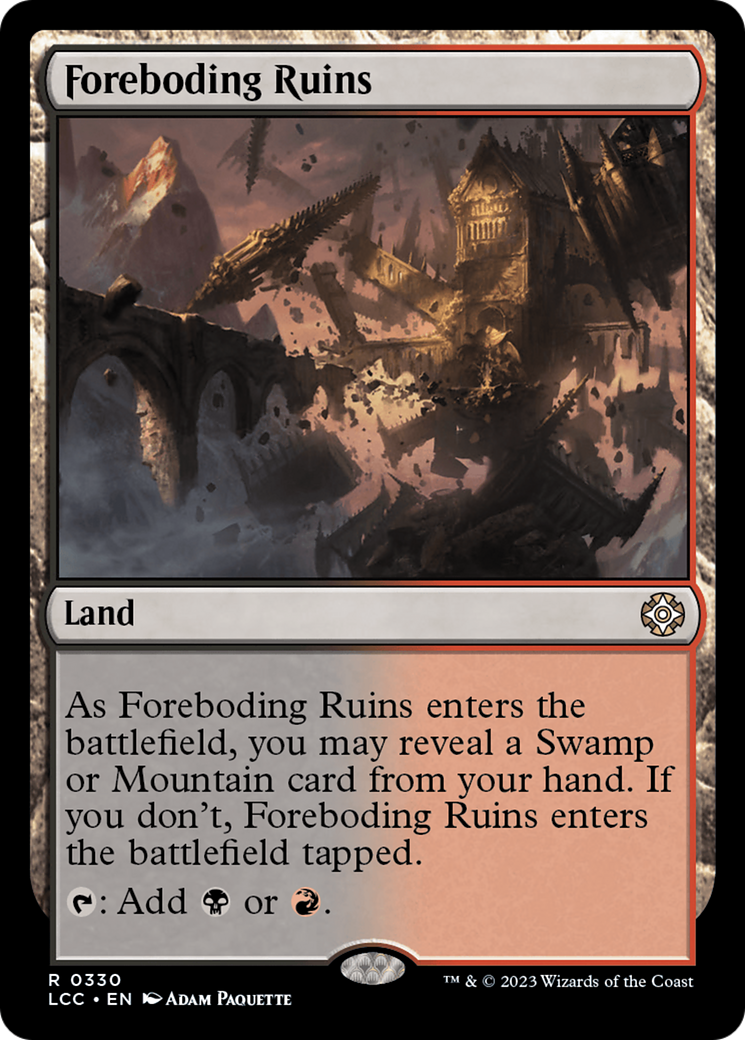 Foreboding Ruins [The Lost Caverns of Ixalan Commander] | Enigma On Main